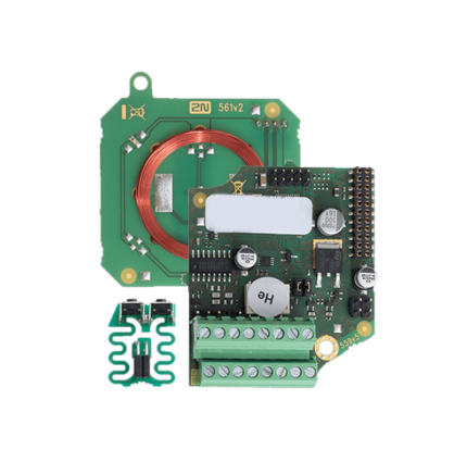 2N IP Force 13.56MHz Secured card reader NFC ready suitable for IP Force only it includes Wiegand interface 2 logical inputs 1 relay 1 active output and Tamper switch maroc rabat casablanca tanger fes