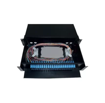 Tiroir de type 2U 48 Core Simplex Panneau de brassage de chassis de distribution optique ODF blak maroc rabat casablanca tanger fes