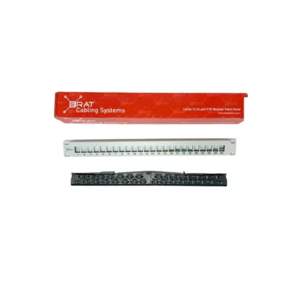 Panneau de brassage CAT6 A 1U 24 PORT FTP MODULER PATCH PANEL ERAT 'NEW'